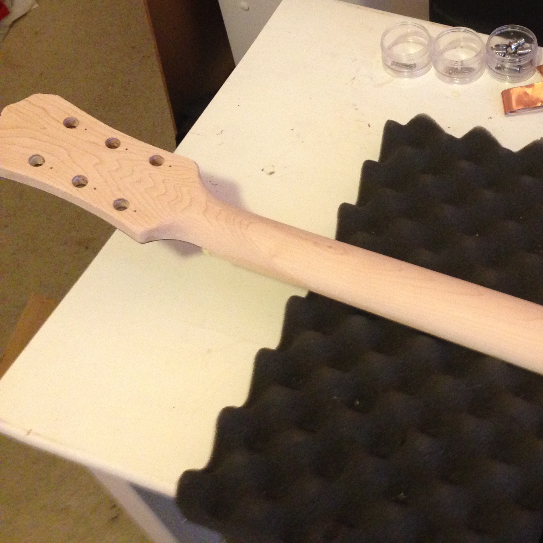 Taking the Finish Off a Guitar Neck
