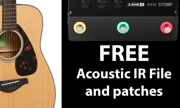 Free Acoustic Guitar IR File, plus HX Stomp Patches